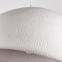 Japandi Wabi-Sabi Hanglamp 40 cm – Minimalistische Hars Plafondlamp – In Hoogte Verstelbaar – E27 Fitting