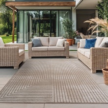 Vloerkleed NOVA 1202 Beige – Japandi Stijl | Indoor & Outdoor