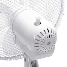 Tafelventilator 12 Inch – 5 Bladen, 3 Snelheden, Horizontale Zwaai – Stil & Krachtig, D340mm, Wit