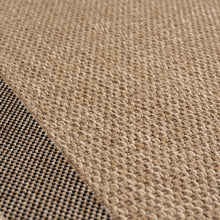 Vloerkleed TIMBER Beige – Indoor & outdoor vloerkleed met kader design