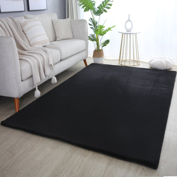 Vloerkleed FLUFFY Zwart - Ultiem zacht en comfortabel