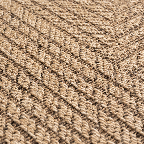 Vloerkleed TIMBER Beige – Modern geometrisch design indoor & outdoor vloerkleed – detailfoto 2