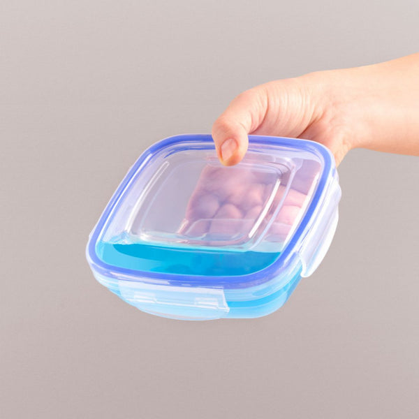 Bewaardoos Lock & Fresh 2400 ml – Vierkant en luchtdicht – detailfoto 2