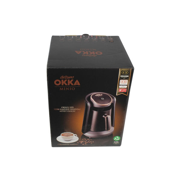 Arzum Okka Minio turkse koffiezetapparaat zwart chroom 1 tot 4 kopjes – detailfoto 2