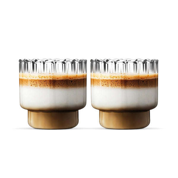 Trendy Linea glazen – borosilicaat – set van 2 – 400 ml – detailfoto 2