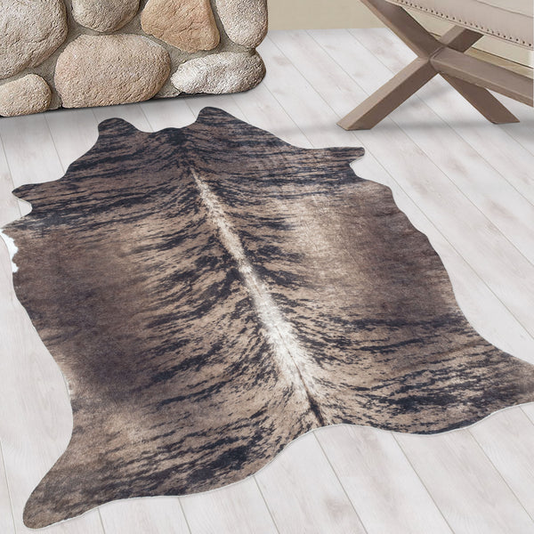 Vloerkleed ETOSHA 4115 Brown – Diervriendelijke Imitatie Dierenprint