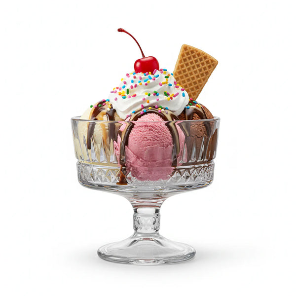 KM Elizya Dessertschaal op Poot – 6 stuks – detailfoto 2