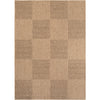 Vloerkleed TIMBER Beige – Blokpatroon design indoor & outdoor vloerkleed