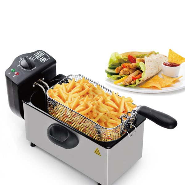 Royalty Line Elektrische Friteuse – 3 Liter, 2000 Watt