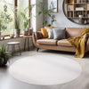 Vloerkleed SKY Cream Rond – Effen, Zacht & Tijdloos