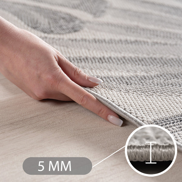 Vloerkleed DESERT 1302 Grey – Natuurlijk & Tijdloos Design – detailfoto 2