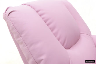 Kinder Relaxfauteuil RENÉE – Manueel verstelbare mini relaxstoel in roze PU