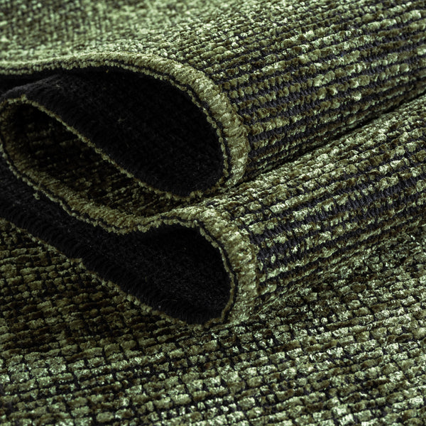 Vloerkleed SPACE Groen – Pure Luxe in een Tijdloos Design – detailfoto 2