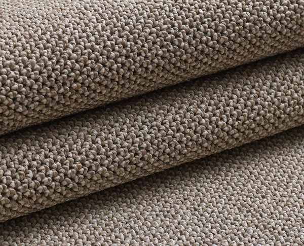 Geweven vloerkleed Loom Brown – effen bruin design woonkamer