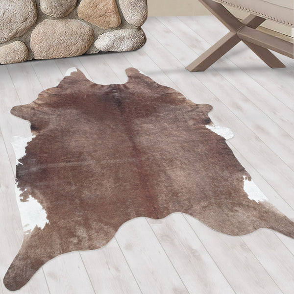 Vloerkleed ETOSHA 4112 Brown – Diervriendelijke Imitatie Dierenprint
