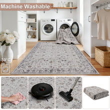 Wasbaar creme vloerkleed Inka 1142 – antislip, 3 mm