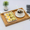 Bamboe Houten Dienblad M – 28 x 40 cm, Met Handgrepen