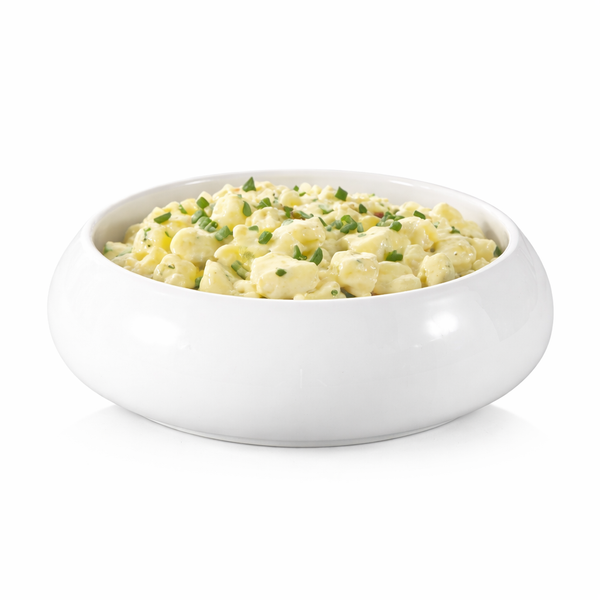 Trendy chubby porseleinen schaal wit 24 cm 7 cm hoog per stuk