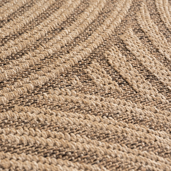 Vloerkleed TIMBER Beige – Japandi stijl indoor & outdoor vloerkleed – detailfoto 2