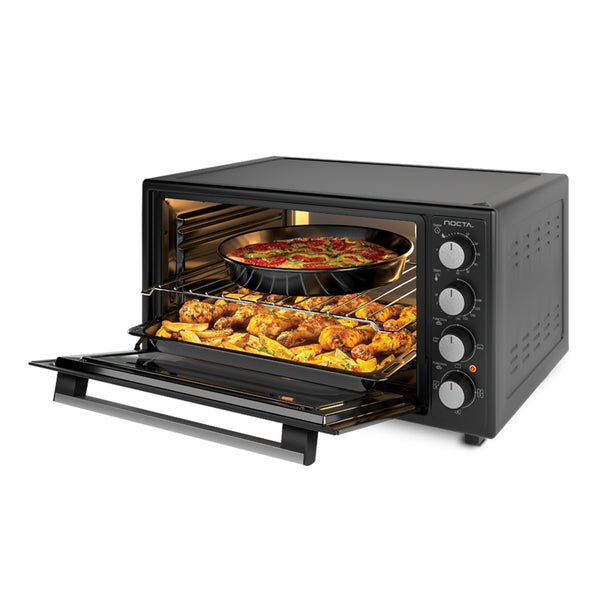 NOCTA Elektrische Oven – 50 Liter, Vrijstaand Hete Luchtoven (Zwart) – detailfoto 2