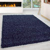 Vloerkleed LIFE Shaggy hoogpolig - Marineblauw
