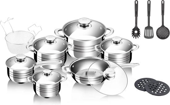 Swiss Pro+ Pannenset – 18-delig – detailfoto 2