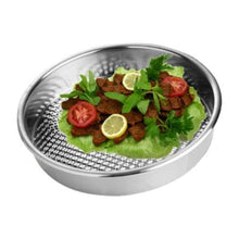 RVS Cigkofte Schaal – Ronde Serveerschaal van Roestvrij Staal