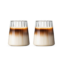 Trendy Linea drinkglazen – 350 ml borosilicaatglas – Set van 2