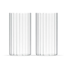 Linea trendy drinkglazen – borosilicaatglas – 400 ml (2 stuks)