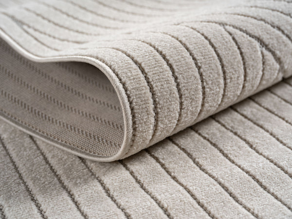 Vloerkleed NOVA 1201 Cream – Japandi Stijl | Indoor & Outdoor – detailfoto 2