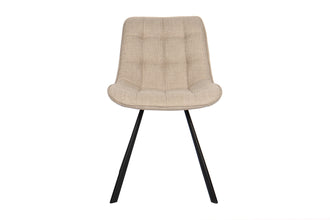 Stoel ARIBA Beige/Lichtgrijs – modern comfort met stijl