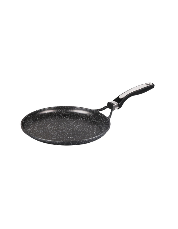 Royal Swiss Koekenpan / Pizzapan – 28 cm, Zwart, Geschikt voor Alle Warmtebronnen