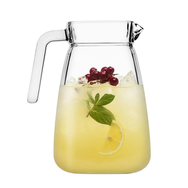 Pasabahce Carre Glazen Waterkan – 1800 ml – Zonder Deksel – Glazen Karaf voor Sap, Limonade en Water