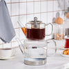 Glazen Theepot Set KEYF – XL Formaat | 3L Totaal | Inclusief RVS Zeef