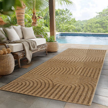 Vloerkleed TIMBER Beige – Japandi stijl indoor & outdoor vloerkleed