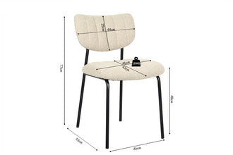 Stoel ANTURA Beige – licht, fris en comfortabel