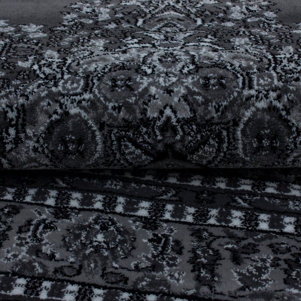 Vloerkleed MARRAKESH 297 Grey – Klassiek en Oosters Design – detailfoto 2