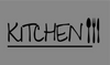Wasbare Keukenloper - KITCHEN grijs| 60 x 200 cm