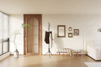 Zwarte metalen kapstok – 174 cm – Stevig & modern