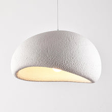 Japandi Wabi-Sabi Hanglamp 40 cm – Minimalistische Hars Plafondlamp – In Hoogte Verstelbaar – E27 Fitting