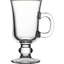 glazen mok voor irish coffee en warme dranken