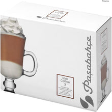 glazen mok voor irish coffee en warme dranken