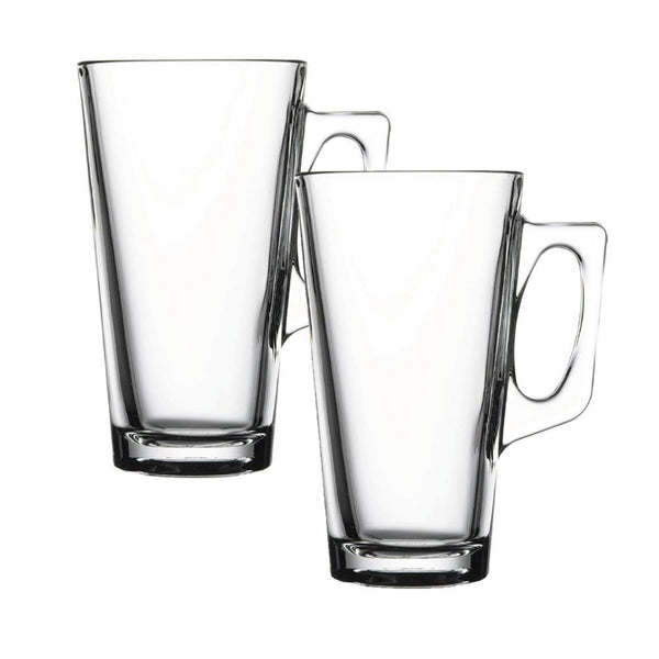 glazen mok met handvat 385 ml pasabahce vela