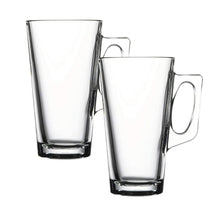 glazen mok met handvat 385 ml pasabahce vela