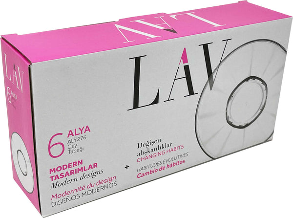 LAV ALYA Onderzetters – Set van 6 (12,5 cm) – detailfoto 2