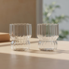Glazen Koffieglazen 300 ml – Trendy Linea Borosilicaatglas Set van 2