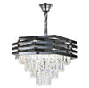 Hanglamp ZEUS Smoke – Luxe Design met Glazen Kristallen