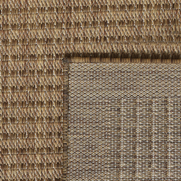 Vloerkleed GIZA Brown – Voor Binnen en Buiten – detailfoto 2