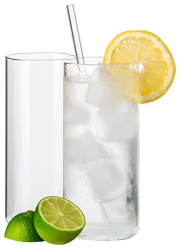 Trendy Vierkante Glazen – 400 ml (Set van 2)