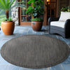 Rond Vloerkleed GIZA Black